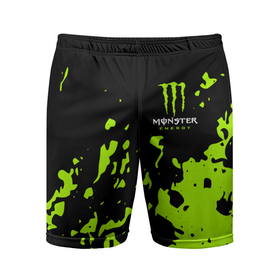 Мужские шорты спортивные с принтом Monster Energy green в Тюмени,  |  | monster energy | sport | логтип | марка | марка энергетических напитков | монстр энерджи | спорт | энергетический напиток