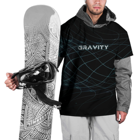 Накидка на куртку 3D с принтом Gravity blue line theme в Тюмени, 100% полиэстер |  | астрономия | астрофизика | вселенная | галактика | гравитация | звезды | космос | наука | открытие | притяжение | сила притяжения | сила тяжести | теория отностельности | эйнштейн