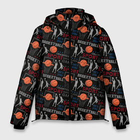 Мужская зимняя куртка 3D с принтом Basketball   (Баскетбол) в Екатеринбурге, верх — 100% полиэстер; подкладка — 100% полиэстер; утеплитель — 100% полиэстер | длина ниже бедра, свободный силуэт Оверсайз. Есть воротник-стойка, отстегивающийся капюшон и ветрозащитная планка. 

Боковые карманы с листочкой на кнопках и внутренний карман на молнии. | Тематика изображения на принте: ball | basketball | championship | chicago bulls | club | competition | game | league | michael jordan | nba | sport | team | tournament | баскетбол | джордан | игра | клуб | майкл джордан | мяч | нба | соревнования | спорт | турнир | чемпионат 