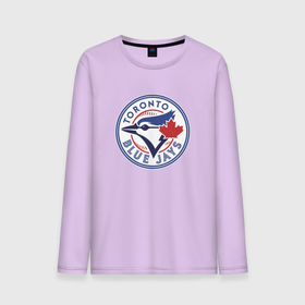 Мужской лонгслив хлопок с принтом Toronto Blue Jays , 100% хлопок |  | Тематика изображения на принте: baseball | bird | canada | jay | team | toronto | бейсбол | канада | птица | сойка | торонто