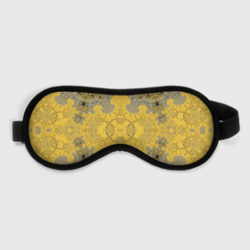 Маска для сна 3D с принтом Коллекция Фрактальная мозаика Желтый на черном 573-1 , внешний слой — 100% полиэфир, внутренний слой — 100% хлопок, между ними — поролон |  | abstraction | black | fractal | ornament | pattern | symmetrical | yellow | абстракция | желтый | на витрину | орнамент | симметричный | узор | фрактал | черный