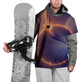 Накидка на куртку 3D с принтом Black Hole Tribute design в Кировске, 100% полиэстер |  | астрономия | астрофизика | вселенная | галактика | звезда | космос | фрактал | черная дыра