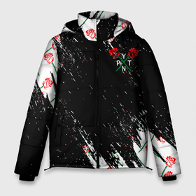 Мужская зимняя куртка 3D с принтом Payton Moormeie Rose. в Тюмени, верх — 100% полиэстер; подкладка — 100% полиэстер; утеплитель — 100% полиэстер | длина ниже бедра, свободный силуэт Оверсайз. Есть воротник-стойка, отстегивающийся капюшон и ветрозащитная планка. 

Боковые карманы с листочкой на кнопках и внутренний карман на молнии. | payton | payton moormeie | pytn | rose | блогер | знаменитость | пейтон | пейтон моормиер | тиктоенр