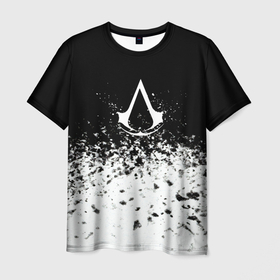 Мужская футболка 3D с принтом Assassins creed ассасины в Санкт-Петербурге, 100% полиэфир | прямой крой, круглый вырез горловины, длина до линии бедер | slayer | valhalla | асасин | ассасин крид | ассасин крид вальгалла | ассассин | вальгалла | тамплиеры