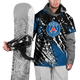 Накидка на куртку 3D с принтом PSG футбольный клуб в Петрозаводске, 100% полиэстер |  | paris | psg | логотип | пари сенжермен | париж | псж | французский клуб | футбол