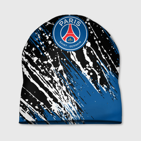 Шапка 3D с принтом PSG футбольный клуб , 100% полиэстер | универсальный размер, печать по всей поверхности изделия | paris | psg | логотип | пари сенжермен | париж | псж | французский клуб | футбол