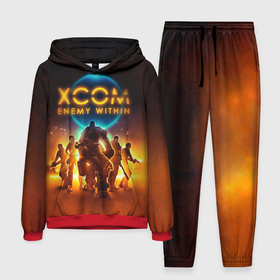 Мужской костюм 3D (с толстовкой) с принтом XCOM Enemy Within в Белгороде,  |  | x com | xcom | xcom enemy within | икс ком | икском