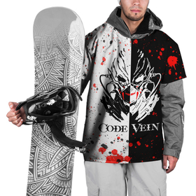 Накидка на куртку 3D с принтом Code Vein Logo в Санкт-Петербурге, 100% полиэстер |  | code vein | code vein logo | аниме игры | код вейн | код вейн логотип | кодвейин