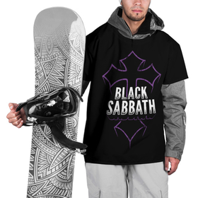 Накидка на куртку 3D с принтом Black Sabbat Cross , 100% полиэстер |  | alternative | black sabbath | metall | music | rock | альтернатива | блэк саббат | металл | музыка | рок
