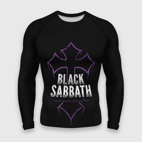 Мужской рашгард 3D с принтом Black Sabbat Cross в Белгороде,  |  | alternative | black sabbath | metall | music | rock | альтернатива | блэк саббат | металл | музыка | рок