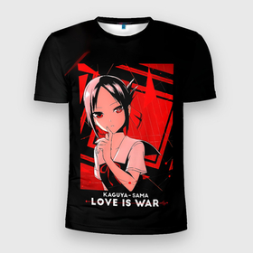Мужская футболка 3D спортивная с принтом Кагуя Синомия - Госпожа Кагуя: В любви как на войне в Новосибирске, 100% полиэстер с улучшенными характеристиками | приталенный силуэт, круглая горловина, широкие плечи, сужается к линии бедра | Тематика изображения на принте: doujin ban | kaguya sama wa kokurasetai | kaguyasama love is war | shinomiya kaguya | аниме | в любви как на войне | госпожа кагуя | кагуя сама ва кокурасэтай | кагуя синомия | королева мускулов | манга | ранобэ | тётя