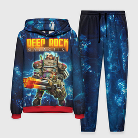 Мужской костюм 3D (с толстовкой) с принтом Deep Rock Galactic   Gunner ,  |  | deep rock galactic | drg | dwarf | gnome | gunner | гном | дип рок галактик | добыча минералов | космические шахтеры | стрелок