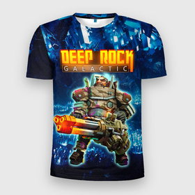 Мужская футболка 3D спортивная с принтом Deep Rock Galactic / Gunner в Новосибирске, 100% полиэстер с улучшенными характеристиками | приталенный силуэт, круглая горловина, широкие плечи, сужается к линии бедра | Тематика изображения на принте: deep rock galactic | drg | dwarf | gnome | gunner | гном | дип рок галактик | добыча минералов | космические шахтеры | стрелок