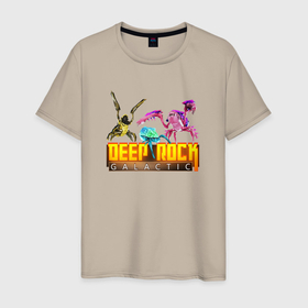 Мужская футболка хлопок с принтом Deep Rock Galactic Лого Глиффиды в Новосибирске, 100% хлопок | прямой крой, круглый вырез горловины, длина до линии бедер, слегка спущенное плечо. | Тематика изображения на принте: deep rock galactic | drg | glyphid | глиффид | дип рок галактик | добыча минералов | жуки | космические шахтеры | мактеры | насекомые | нидоциты