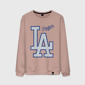 Мужской свитшот хлопок с принтом Los Angeles Dodgers   baseball team , 100% хлопок |  | baseball | dodgers | los angeles | team | бейсбол | лосанжелес | сша