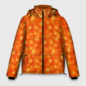 Мужская зимняя куртка 3D с принтом Лава Майнкрафт в Екатеринбурге, верх — 100% полиэстер; подкладка — 100% полиэстер; утеплитель — 100% полиэстер | длина ниже бедра, свободный силуэт Оверсайз. Есть воротник-стойка, отстегивающийся капюшон и ветрозащитная планка. 

Боковые карманы с листочкой на кнопках и внутренний карман на молнии. | Тематика изображения на принте: minecraft | лава | лава майнкрафт | майн | майнкрафт