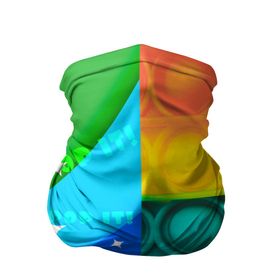 Бандана-труба 3D с принтом Радужный Поп ит | Rainbow pop it в Тюмени, 100% полиэстер, ткань с особыми свойствами — Activecool | плотность 150‒180 г/м2; хорошо тянется, но сохраняет форму | Тематика изображения на принте: pop it | rainbow | поп ит | попыт | радуга | радужный | разноцветный | текстуры