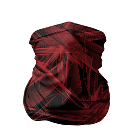 Бандана-труба 3D с принтом Красная абстракция (цветы) в Курске, 100% полиэстер, ткань с особыми свойствами — Activecool | плотность 150‒180 г/м2; хорошо тянется, но сохраняет форму | абстракция | волны | геометрия | спирали | цветы
