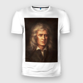 Мужская футболка 3D спортивная с принтом Наука.Исаак Ньютон , 100% полиэстер с улучшенными характеристиками | приталенный силуэт, круглая горловина, широкие плечи, сужается к линии бедра | isaac | newton | physics | исаак ньютон | наука | физика