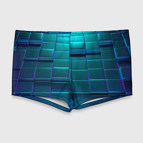 Мужские купальные плавки 3D с принтом 3D квадраты неоновые в Екатеринбурге, Полиэстер 85%, Спандекс 15% |  | 3d | 3d плиты | 3д | в поте | в тренде | квадраты | неон | неоновый | новинка | плины | синий