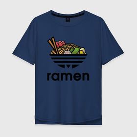 Мужская футболка хлопок Oversize с принтом Лапша Рамен | Ramen в Курске, 100% хлопок | свободный крой, круглый ворот, “спинка” длиннее передней части | Тематика изображения на принте: food | japan | ramen | soup | еда | лапша | логотип | национальная | пища | рамен | суп | япония