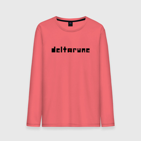 Мужской лонгслив хлопок с принтом Deltarune Logo. в Екатеринбурге, 100% хлопок |  | deltarune | deltarune 2 | game | undertale символ | дельта | дельтарун | дельтарун 2 | знак руин андертейл | значок дельтарун пиксель | игра | руна