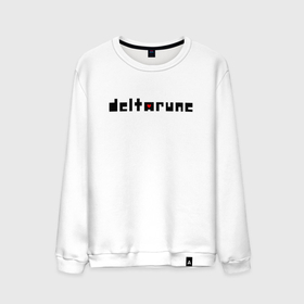 Мужской свитшот хлопок с принтом Deltarune Logo. , 100% хлопок |  | deltarune | deltarune 2 | game | undertale символ | дельта | дельтарун | дельтарун 2 | знак руин андертейл | значок дельтарун пиксель | игра | руна