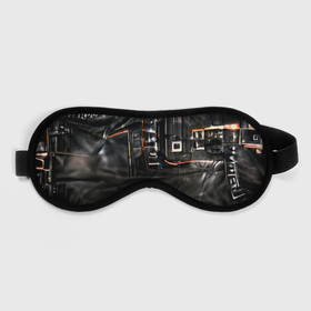 Маска для сна 3D с принтом Стиль терминатора в Екатеринбурге, внешний слой — 100% полиэфир, внутренний слой — 100% хлопок, между ними — поролон |  | байкер | будущее | киберпанк | киборг | кожа | натуральная кожа | робот | рокер | терминатор | фантастика | черная кожа | черный