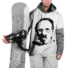 Накидка на куртку 3D с принтом Hannibal Ганнибал , 100% полиэстер |  | арт | ганнибал | модно | хайп | череп