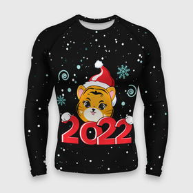 Мужской рашгард 3D с принтом ТИГРЕНОК 2022 СИМВОЛ ГОДА ,  |  | 2021 | 2022 | christmas | merry | merry christmas | new year | snow | sweater | ugly christmas | winter | зима | новогодний | новогодняя | новый год | рождественский | рождественский свитер | рождество | свитер | символ года | снег | тигр |