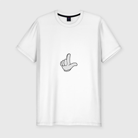 Мужская футболка хлопок Slim с принтом Граффити палец вверх в Тюмени, 92% хлопок, 8% лайкра | приталенный силуэт, круглый вырез ворота, длина до линии бедра, короткий рукав | cs go | graffiti | граффити | кс го | палец вверх