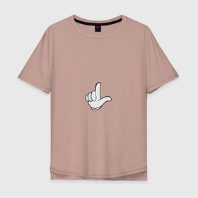 Мужская футболка хлопок Oversize с принтом Граффити палец вверх в Тюмени, 100% хлопок | свободный крой, круглый ворот, “спинка” длиннее передней части | cs go | graffiti | граффити | кс го | палец вверх
