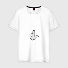 Мужская футболка хлопок с принтом Граффити палец вверх в Екатеринбурге, 100% хлопок | прямой крой, круглый вырез горловины, длина до линии бедер, слегка спущенное плечо. | cs go | graffiti | граффити | кс го | палец вверх