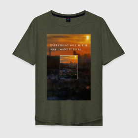 Мужская футболка хлопок Oversize с принтом Питерский закат в Новосибирске, 100% хлопок | свободный крой, круглый ворот, “спинка” длиннее передней части | город | закат | россия | санкт петербург | спб