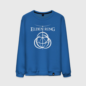 Мужской свитшот хлопок с принтом Elden Ring Логотип в Екатеринбурге, 100% хлопок |  | elden | fantasy | logo | ring | ринг | элден