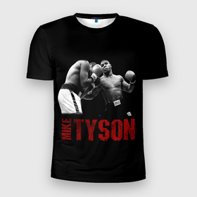 Мужская футболка 3D Slim с принтом Майк Тайсон | Mike Tyson в Новосибирске, 100% полиэстер с улучшенными характеристиками | приталенный силуэт, круглая горловина, широкие плечи, сужается к линии бедра | box | fighter | iron | knockout | mike | sport | tyson | usa | боец | бои | бокс | драки | железный | майк | нокаут | спорт | тайсон | чемпион