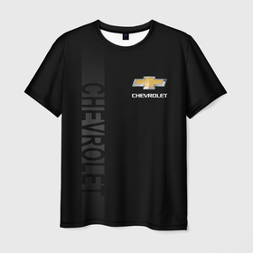 Мужская футболка 3D с принтом Chevrolet, Chevrolet Боковая полоса в Тюмени, 100% полиэфир | прямой крой, круглый вырез горловины, длина до линии бедер | auto | chevrolet | авто | автомобиль | марка | машина | шевроле