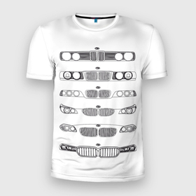 Мужская футболка 3D Slim с принтом BMW 5 Series History в Петрозаводске, 100% полиэстер с улучшенными характеристиками | приталенный силуэт, круглая горловина, широкие плечи, сужается к линии бедра | 5 | 5 series | bimmer | bmw | bmw 5 | bmw m | car | cars | e12 | e28 | e34 | e39 | e60 | f10 | g30 | m5 | sedans | авто | автоистория | автопоколения | беха | бешка | бмв | бнв | бумер | бэха | история | машина | машинка | поколения | седан