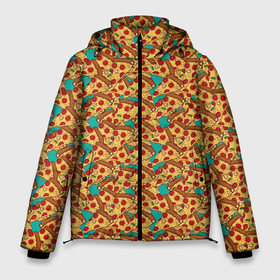 Мужская зимняя куртка 3D с принтом Итальянская Пицца (Pizza) в Тюмени, верх — 100% полиэстер; подкладка — 100% полиэстер; утеплитель — 100% полиэстер | длина ниже бедра, свободный силуэт Оверсайз. Есть воротник-стойка, отстегивающийся капюшон и ветрозащитная планка. 

Боковые карманы с листочкой на кнопках и внутренний карман на молнии. | Тематика изображения на принте: fast food | pizza | pizzeria | блюдо | быстрое питание | еда | жратва | завтрак | ингредиенты для пиццы | итальянская еда | корм | кухня | кушанье | лепёшка | обед | перекус | пирог | пицца | пиццерия | пиццме | пища
