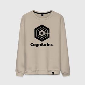 Мужской свитшот хлопок с принтом Cognito Inc dark cotton theme в Новосибирске, 100% хлопок |  | cognito | cognito inc | корпорация заговор | мутанты | экстрасенсы