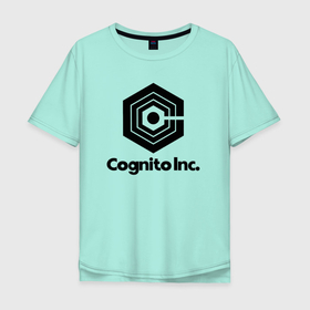Мужская футболка хлопок Oversize с принтом Cognito Inc dark cotton theme в Санкт-Петербурге, 100% хлопок | свободный крой, круглый ворот, “спинка” длиннее передней части | cognito | cognito inc | корпорация заговор | мутанты | экстрасенсы