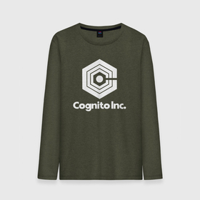 Мужской лонгслив хлопок с принтом Cognito Inc. light cotton theme в Тюмени, 100% хлопок |  | cognito | cognito inc | корпорация заговор | мутанты | экстрасенсы