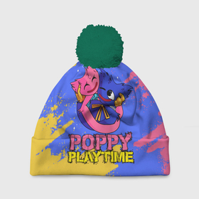 Шапка 3D c помпоном с принтом Huggy Wuggy and Kissy Missy   Poppy Playtime в Петрозаводске, 100% полиэстер | универсальный размер, печать по всей поверхности изделия | Тематика изображения на принте: kissy missy | poppy playtime | игра | кисси мисси | монстр | плэйтайм | попи плей тайм | попи плэй тайм | попиплейтам | попиплэйтайм | поппи плейтайм | поппиплэйтайм | хагги вагги | хаги ваги | хоррор
