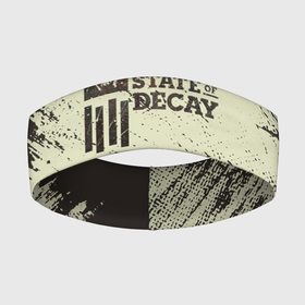 Повязка на голову 3D с принтом State of Decay Потёртости. в Белгороде,  |  | state of decay | survival horror | undead labs | загнивающий штат | зомби апокалипсис | стадия разложения | стейт оф декай