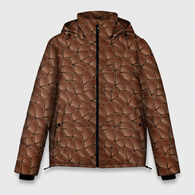 Мужская зимняя куртка 3D с принтом Шоколадная Текстура в Белгороде, верх — 100% полиэстер; подкладка — 100% полиэстер; утеплитель — 100% полиэстер | длина ниже бедра, свободный силуэт Оверсайз. Есть воротник-стойка, отстегивающийся капюшон и ветрозащитная планка. 

Боковые карманы с листочкой на кнопках и внутренний карман на молнии. | chocolate | cream | dessert | ice cream | marmalade | sweets | вкусности | глазурь | день рождения | десерт | еда | зефир | кексы | кондитер | конфеты | крем | лакомства | мороженое | печенье | пироги | пирожные | пища | повар