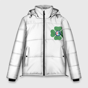 Мужская зимняя куртка 3D с принтом Alfa Romeo Clover in heart в Белгороде, верх — 100% полиэстер; подкладка — 100% полиэстер; утеплитель — 100% полиэстер | длина ниже бедра, свободный силуэт Оверсайз. Есть воротник-стойка, отстегивающийся капюшон и ветрозащитная планка. 

Боковые карманы с листочкой на кнопках и внутренний карман на молнии. | 147 | 156 | 159 | 166 | alfa romeo | alfa romeo giulia | alfaromeo | clover | giulia | quadrifoglio | альфа | альфа ромео | альфаромер | квадрифолио | ромео | сердце