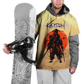 Накидка на куртку 3D с принтом KENSHI в Кировске, 100% полиэстер |  | desert | kenshi | kenshi игра | samurai | кенши | пустыня | самурай