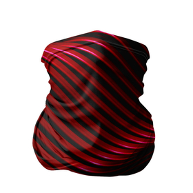 Бандана-труба 3D с принтом Волны красного металла , 100% полиэстер, ткань с особыми свойствами — Activecool | плотность 150‒180 г/м2; хорошо тянется, но сохраняет форму | волна | красно черный | красный | манчестер юнайтед | металл | металлический эффект | милан | неоновый | свет