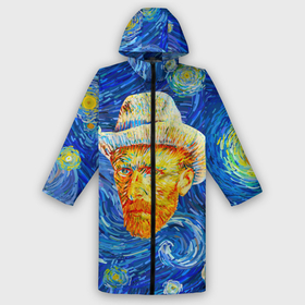 Дождевик унисекс 3D с принтом Van Gogh Paints в городе Новоалтайск,  |  | van gogh | ван гог | искусство | картина | краски | портрет | художник