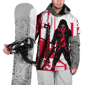 Накидка на куртку 3D с принтом Ghostrunner Джек , 100% полиэстер |  | Тематика изображения на принте: ghostrunner | jack the ghostrunner | джек | игры | киберпанк | призрачный беглец | призрачный бегун